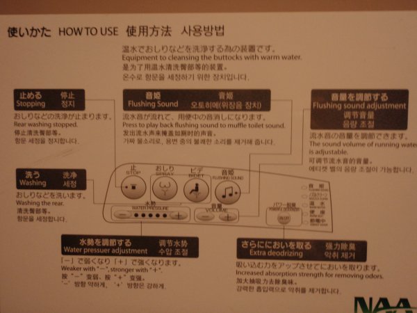 Toilet Usage Instructions!