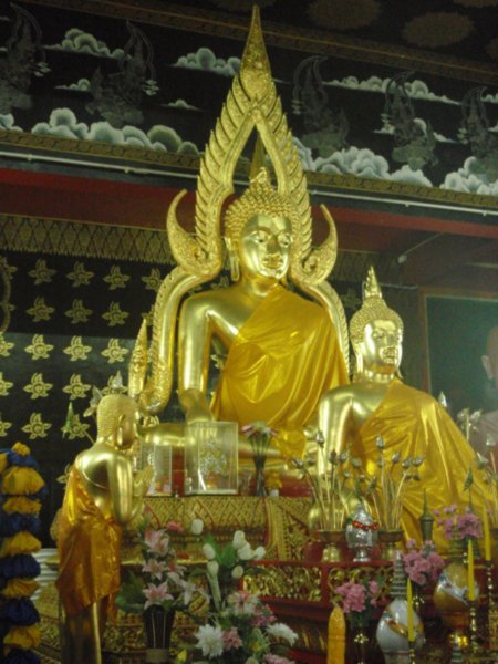 Statue inside Buddhist Temple