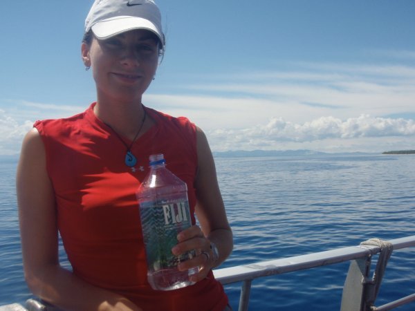 Sporting Fiji Water