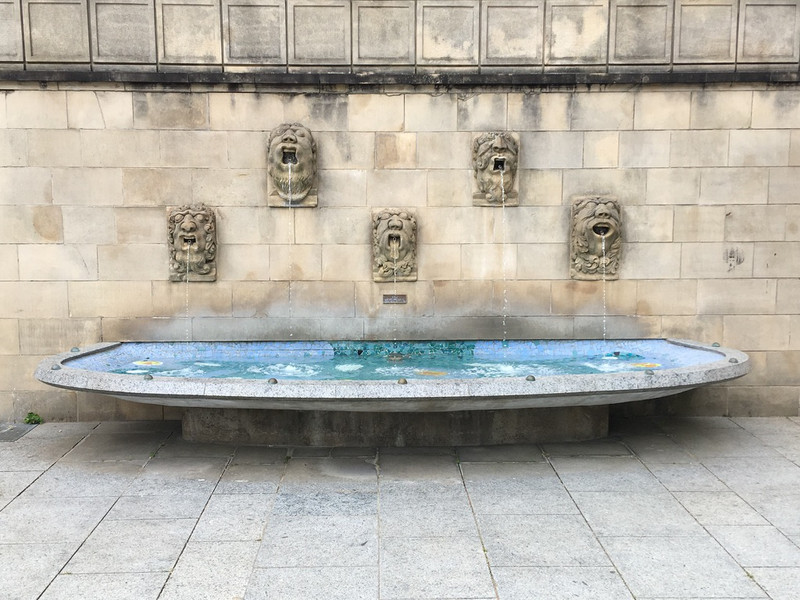 Luxembourg City fountain