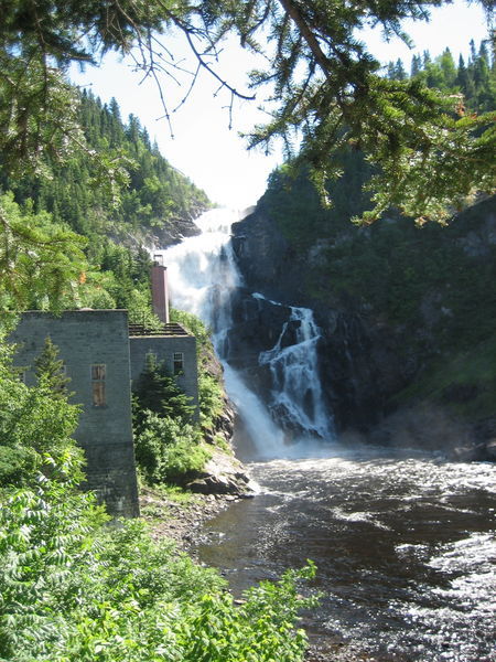 Waterfall at Val Jalbert