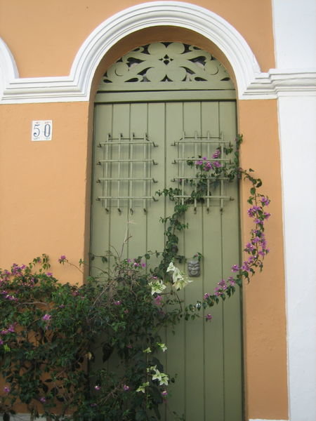 beautiful door in Old San Juan