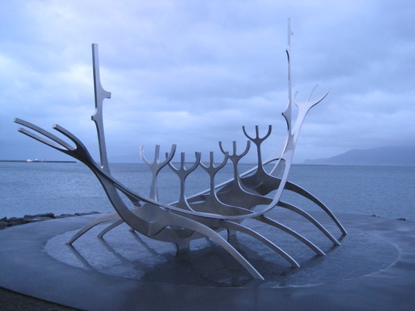 Viking Ship Sculpture