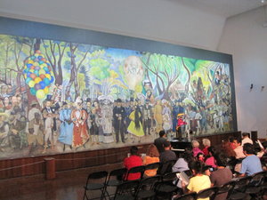 Diego Rivera Mural with live piano concert!