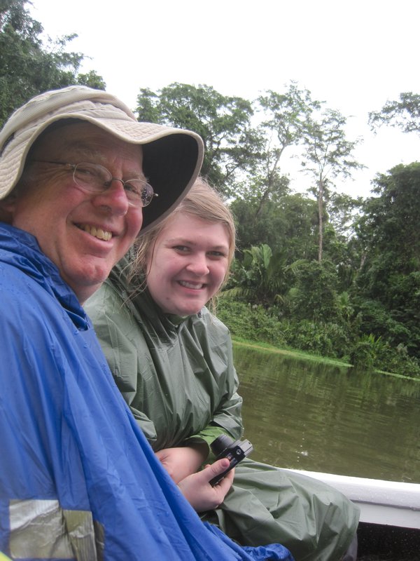 Boat ride on the canals in Tortuguero National Park