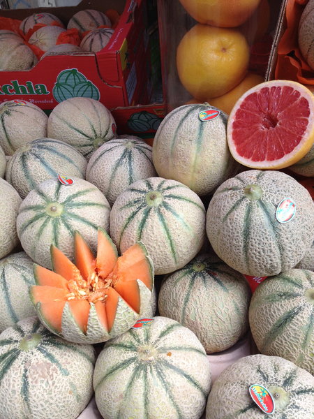 Melons in season! Yum!