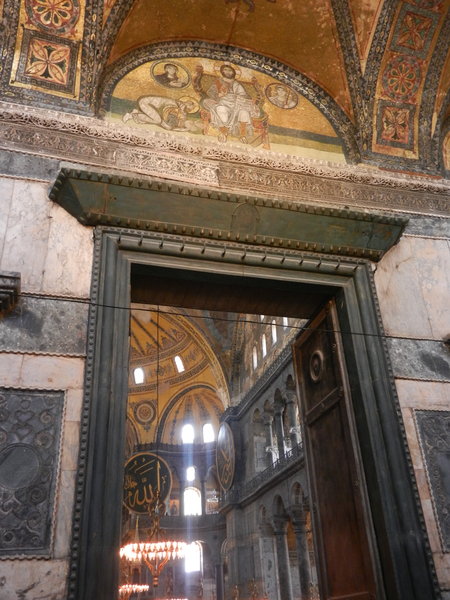 Mosaic in Hagia Sophia