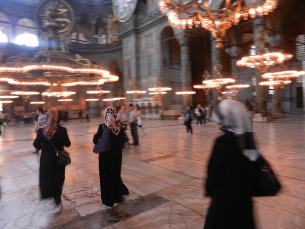 Women in the Hagia Sophia