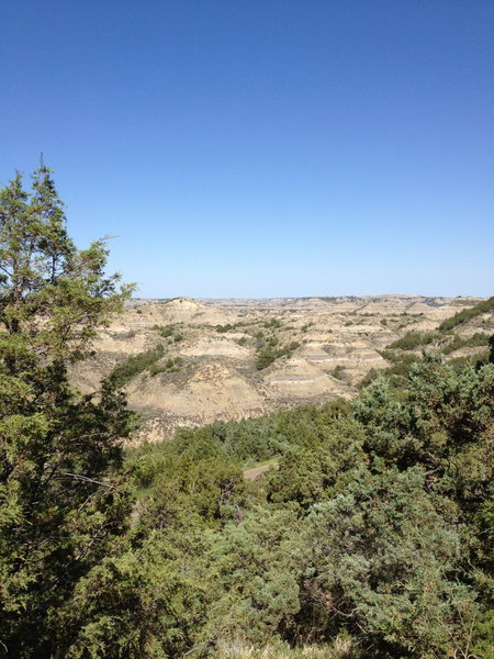 Badlands in Theodore Roosevelth NP