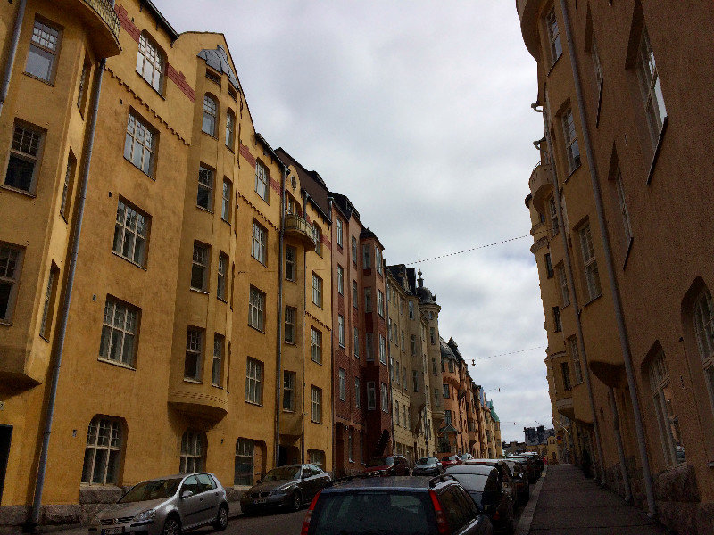 Our block in Helsinki
