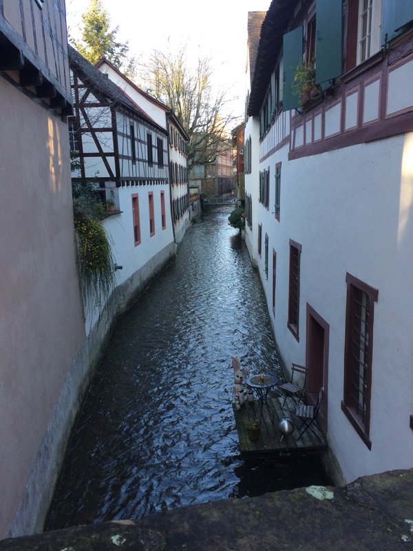 Little canal in Basel