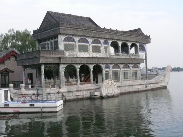 Le bateau de Marbre de l'impératrice Cixi au Palais d'été