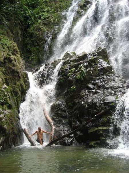 dayno at a waterfall