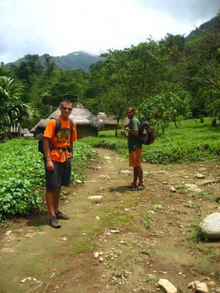 start of the trek to the lost city