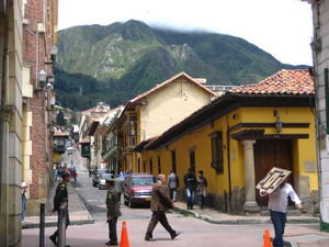 the old section of bogota