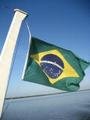 brazilian flag on front of boat