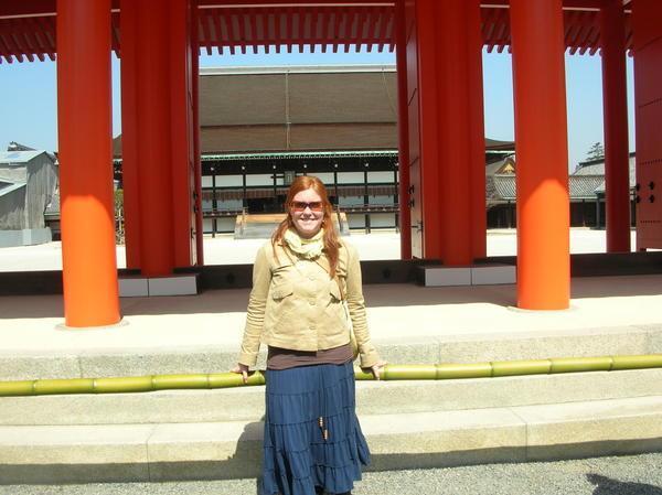 Heather at the Kyoto Imperial Palace