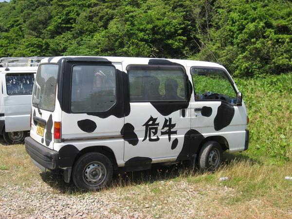 the cool cow van