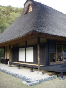 Traditional Japanese farm house