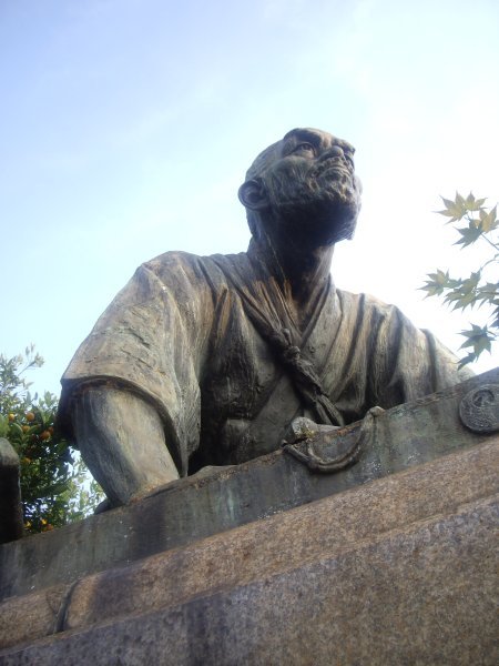 Samurai statue
