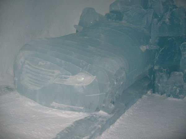 Mercedes Ice Car