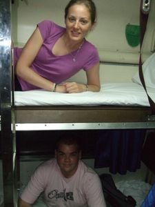 The two of us in our Bunks!
