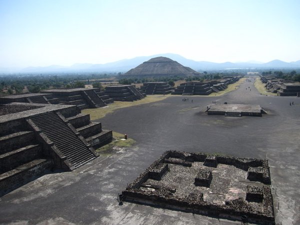 Teotihuacán from the Pyramid of the Moon