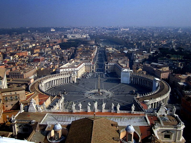 From the Dome of St. Peter's Basilica