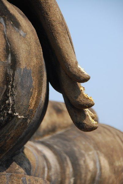 Close Up Buddha Hand