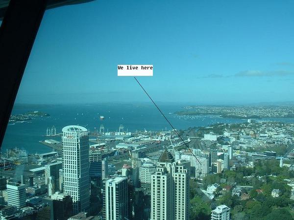 Auckland from the Skytower