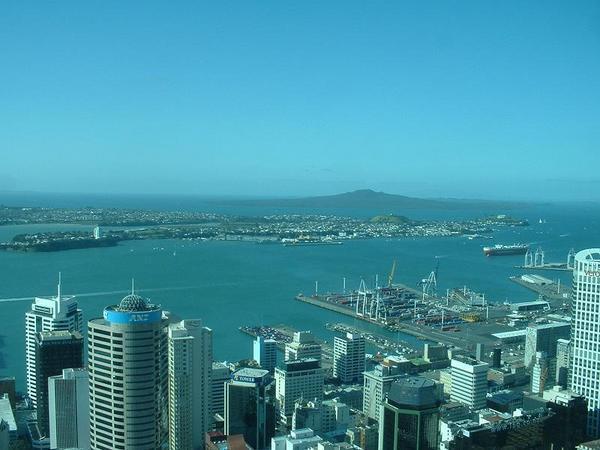 Looking over to Devonport from the Skytower
