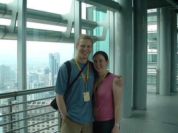 Us on the 41st floor of the Petronas Towers