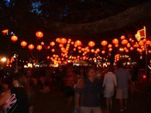 Lanterns in ALbert Park