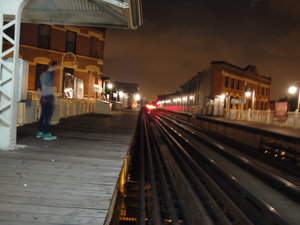 the L by night