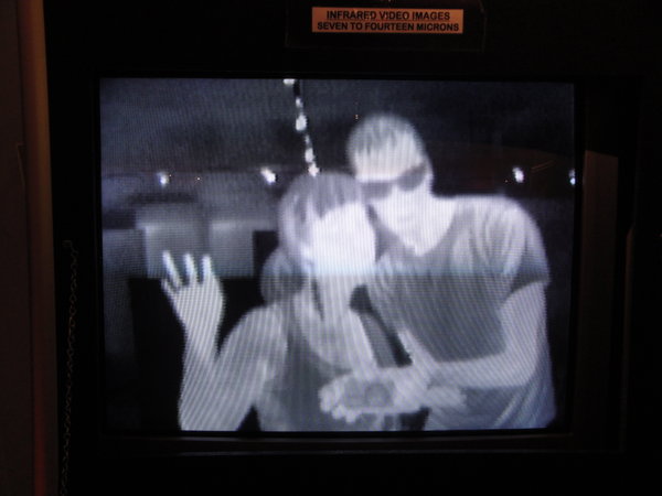 Us on an infrared camera