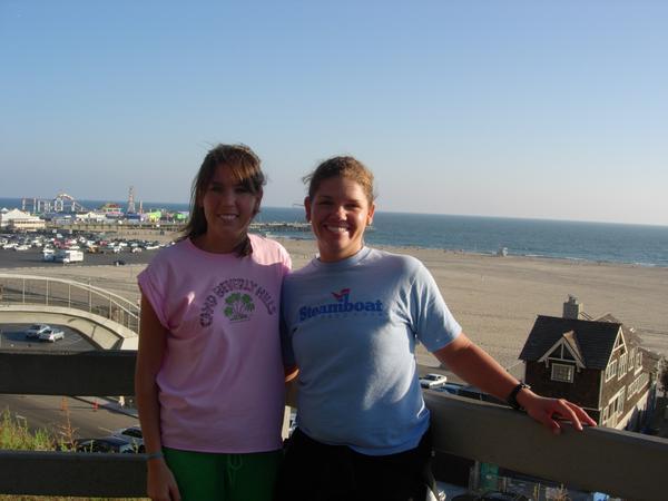 Lynds & me by the pier