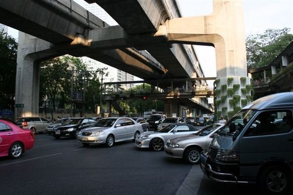 The Calm Traffic in Bangkok