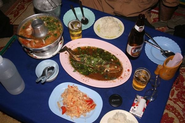 Dinner on the Meekong