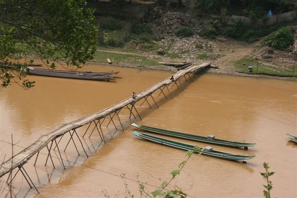 Locals Bridge to their Village