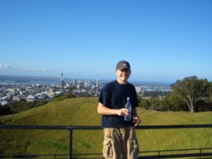 View from Mt Eden (our local volcano when we were in Auckland)