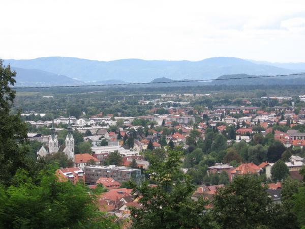 Widok na Ljubljane