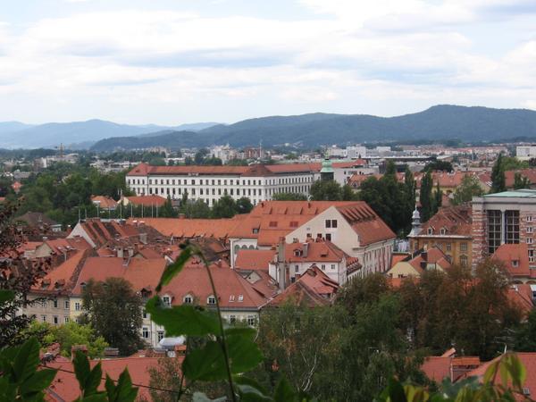 Widok na Ljubljane