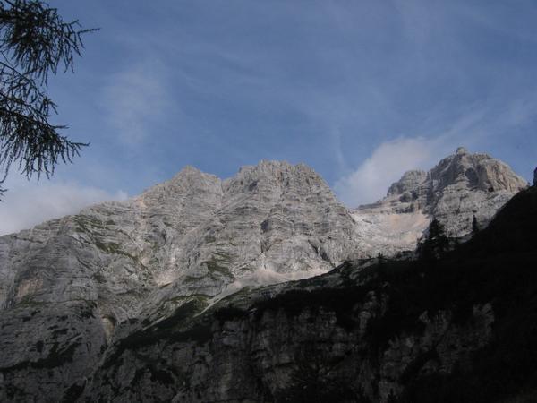 Alpy,  widok ze szlaku do Pagačnikov Dom