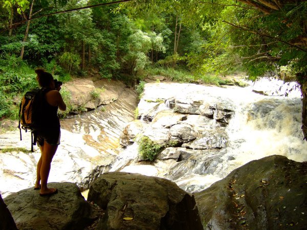 Lauren at Waterfall