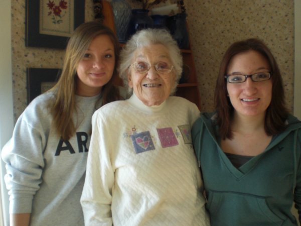 Tessa, Grandma and I