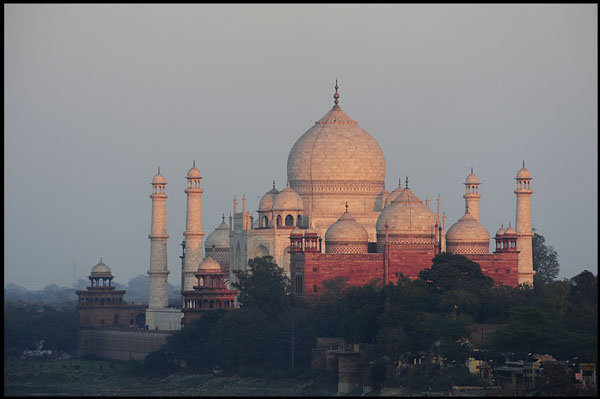 The Taj as seenf rom Agra Fort