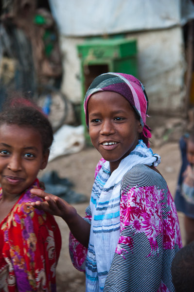 Kids at the Chat Market in Dire Dawa