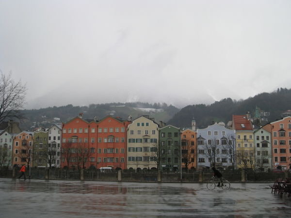 Innsbrueck: There are mountains there somewhere..