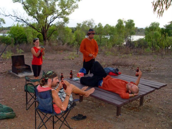 Our first campsite with Joris in Mary River NP