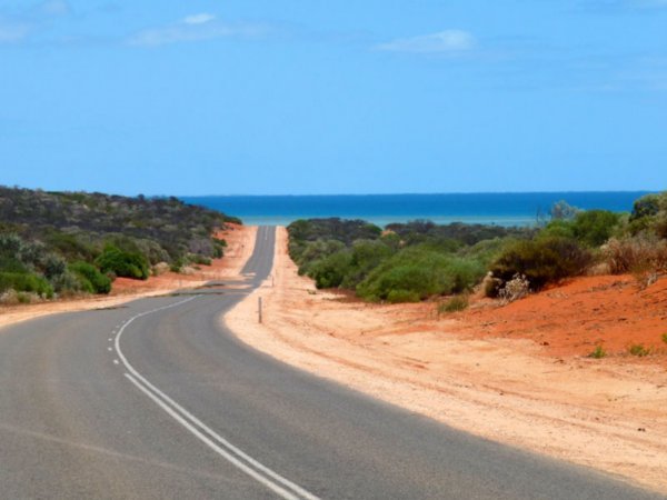 Road through Shark Bay